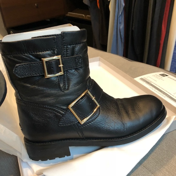 Jimmy Choo Shoes - Jimmy Choo “youth biker boots” . Size 6